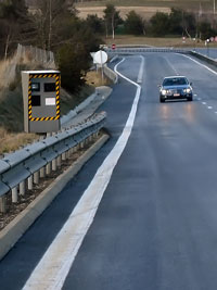 Speed radar in Spain